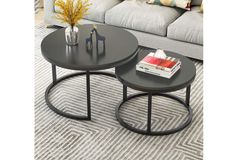 Vita Coffee Table Set, Black