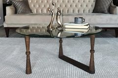 Neostyle Ronde Salontafel, Walnoot