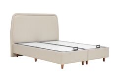 Luna Arche Boxspring Set, 160x200 cm, Creme