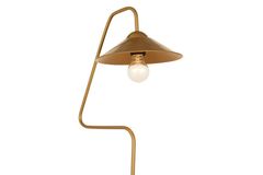 Apliqa Helga Vloerlamp, Mat Goud