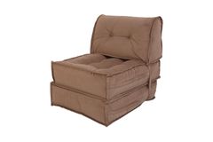 Mocca Opklapbare Fauteuil, Bruin