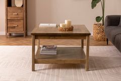 Ranch Salontafel, Massief, Walnoot