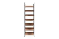 Dynamic 7-Tier Open Wardrobe, Walnut