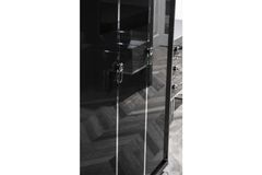 Noir Kledingkast met Schuifdeuren, Grijs