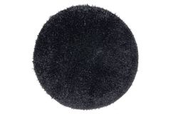 Masis Plain Round Rug 100 x 100 cm, Black