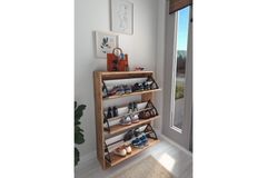 Mercia Shoe Cabinet, Pine