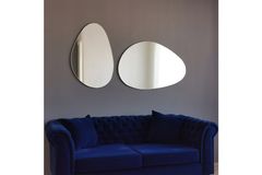 Neostyle Porto Wall Mirror, 90 x 60 cm, White