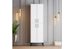 Berlin Shoe Cabinet, White