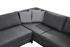 Masse Hoekbank Links, Antraciet