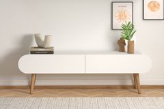 Lotus TV Unit, 120 cm, White