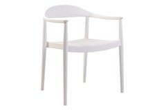 Kennedy 6 Piece Garden Chair Set, White