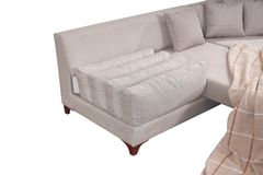 Masse Hoekbank Links, Creme