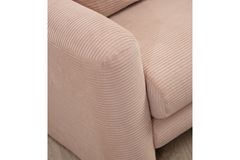 Lilly Hoekbank Rechts met Lont, Roze