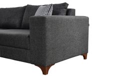 Masse Hoekbank Links, Antraciet