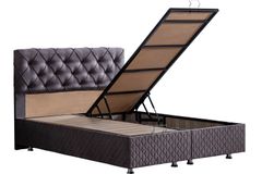 Vita Boxspringbedset, 100x200 cm, Grijs