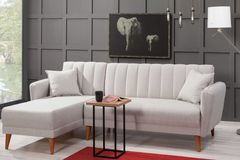 Aqua Hoekbank Rechts, Creme