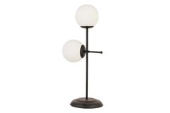 Gael Retro Tafellamp, Zwart