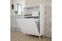 Eucalyptus Badkamermeubel met Wasmand