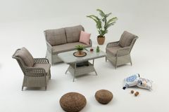 Venezia Outdoor Sofa Set, Cream