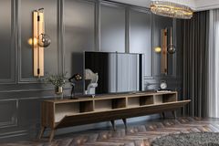 Givayo Milan TV Unit, 240 cm, Walnut
