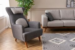 Rio VIP Oorfauteuil, Grijs