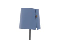 Modrá stojací lampa Move, 130 cm