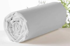 Mono Hoeslaken, 100x200 cm, Wit