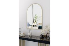 Marsah Mercury Dressoir Spiegel, 60x90 cm, Goud