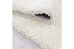 Krémový kulatý koberec, 120 x 120 cm