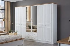 Lora Kledingkast met 6 Deuren