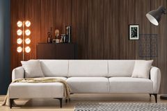 Bellisimo Hoekbank Links, Creme