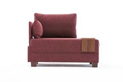 Fly Fauteuil, Links, Bordeauxrood