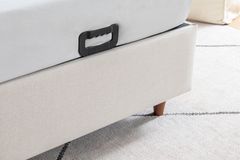 Luna Arche Boxspring Set, 160x200 cm, Creme