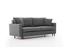 Eva-Serie 3-Zitsbank Met Bed Functie, Grijs