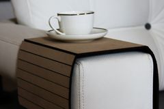 Elbow Sofa Arm Tray, Cream