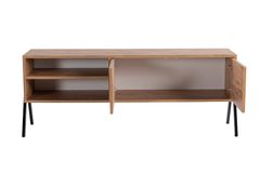 Yanke TV-Meubel met Rekken& Boekenrek, 150 cm, Pijnboom