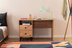 Ety Study Desk, Light Wood