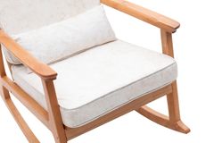 Asien Scandinavische Schommelstoel , Creme &Natuurlijke Kleur