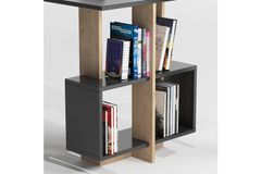 Lagomood Side Bureau, Antraciet en Eik