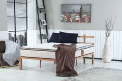 Bedcraft Pascha Medical Natural Volledig Orthapedisch Tweepersoonsmatras Met Ritspad, 160X200