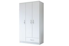 Life Kledingkast met 3 Deuren, Wit