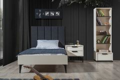 Colosseum Bedframe, 100x200 cm, Wit