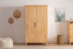 Ranch Houten Kledingkast met 2 Deuren