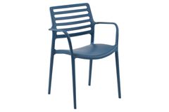Lixa Tuinstoel met Armleuningen, Blauw