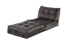 Mocca Opklapbare Fauteuil, Rookgrijs