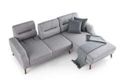 Anka Hoekbank Rechts, 250x170 cm, Lichtgrijs