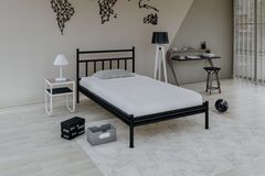Lima Bedframe, 90x190 cm, Zwart