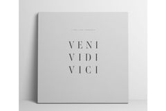 Veni Minimale Afbeelding Op Canvas, 70x70 cm