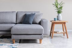 Merlin Corner Sofa Right Chaise, Weave in Melange Grey