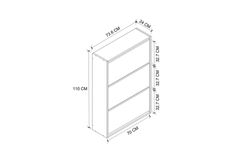 Mercia Shoe Cabinet, Pine